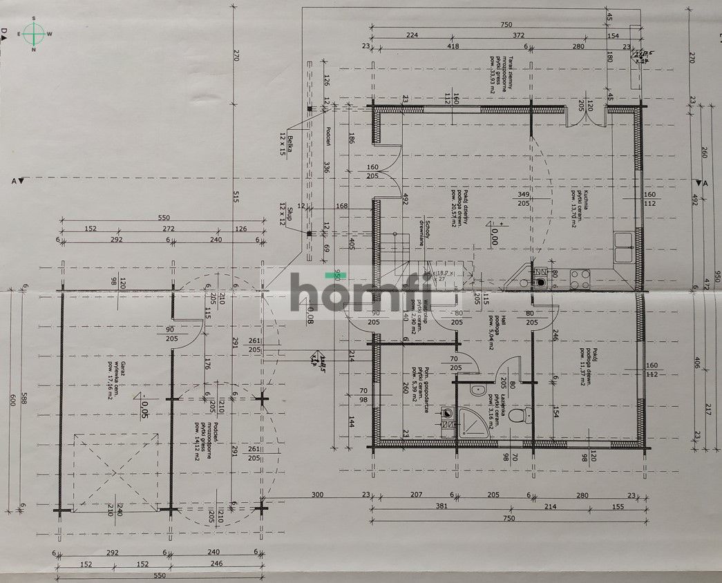 ATMOSPHERIC, WOODEN 5-ROOM HOUSE IN WOLA RADZISZOWSKA NEAR SKAWINY - House - Sale - Krakowski, Skawina / Wola Radziszowska