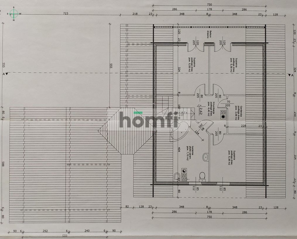 ATMOSPHERIC, WOODEN 5-ROOM HOUSE IN WOLA RADZISZOWSKA NEAR SKAWINY - House - Sale - Krakowski, Skawina / Wola Radziszowska