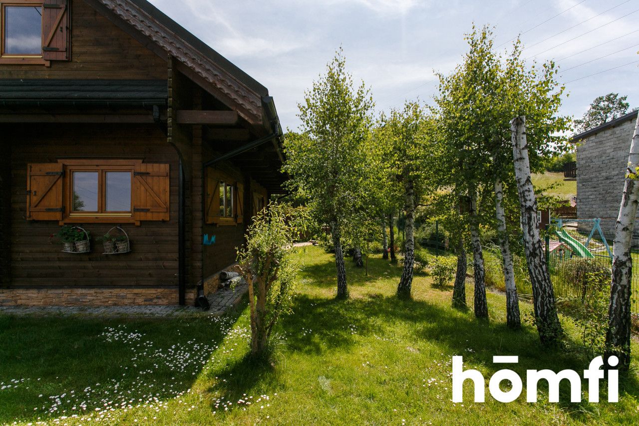ATMOSPHERIC, WOODEN 5-ROOM HOUSE IN WOLA RADZISZOWSKA NEAR SKAWINY - House - Sale - Krakowski, Skawina / Wola Radziszowska