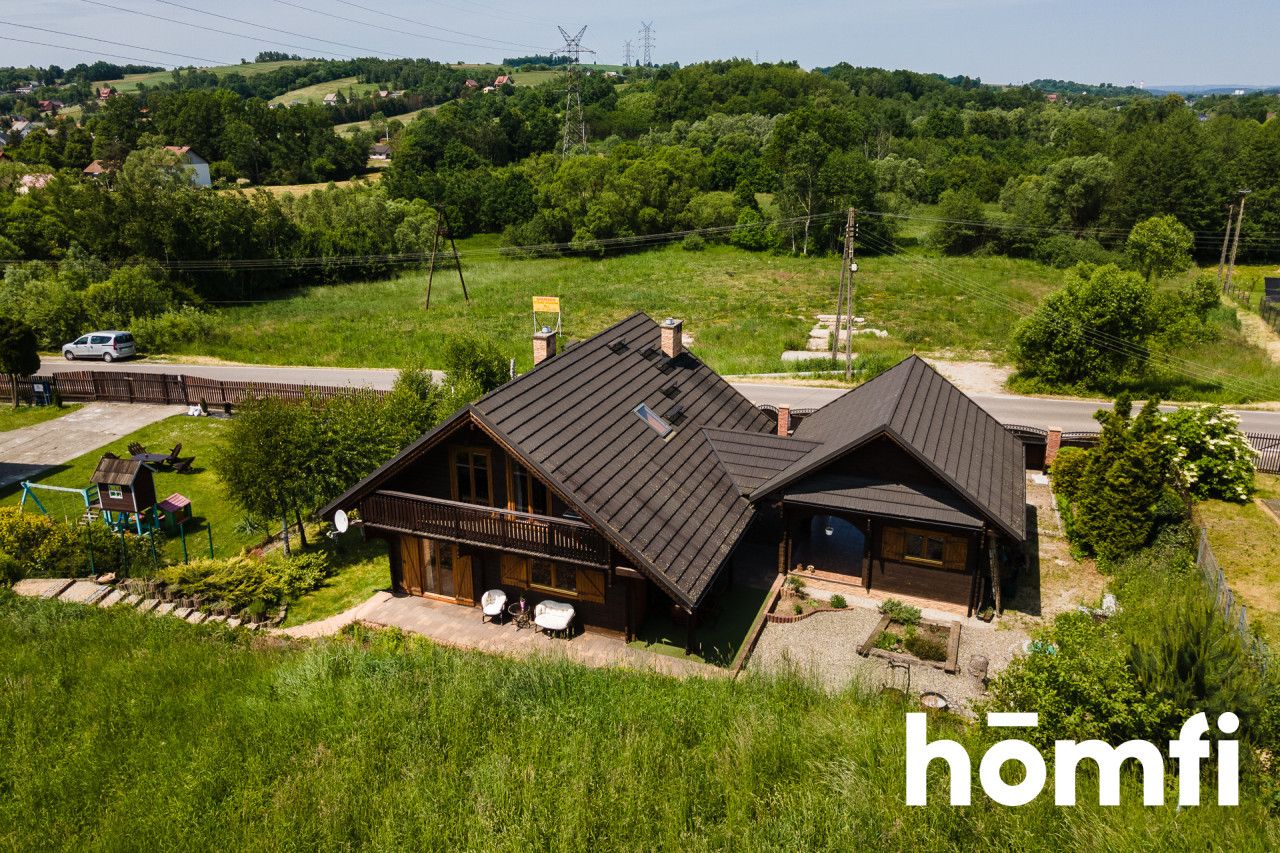 ATMOSPHERIC, WOODEN 5-ROOM HOUSE IN WOLA RADZISZOWSKA NEAR SKAWINY - House - Sale - Krakowski, Skawina / Wola Radziszowska