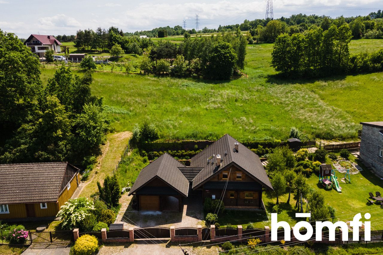 ATMOSPHERIC, WOODEN 5-ROOM HOUSE IN WOLA RADZISZOWSKA NEAR SKAWINY - House - Sale - Krakowski, Skawina / Wola Radziszowska