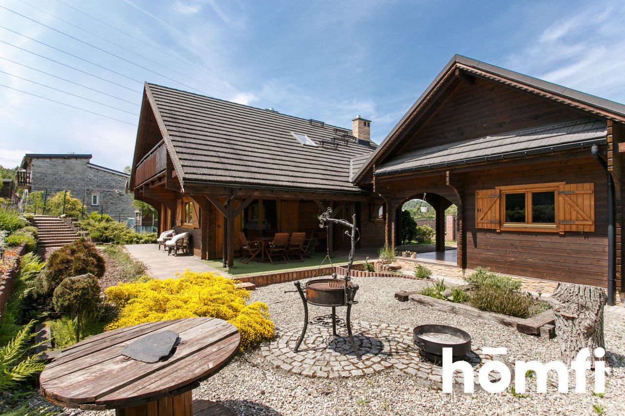 ATMOSPHERIC, WOODEN 5-ROOM HOUSE IN WOLA RADZISZOWSKA NEAR SKAWINY - House - Sale - Krakowski, Skawina / Wola Radziszowska