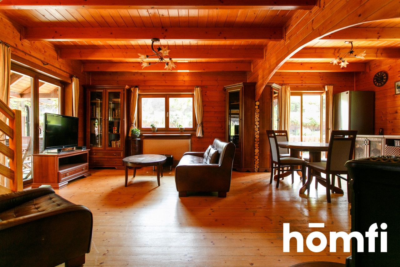 ATMOSPHERIC, WOODEN 5-ROOM HOUSE IN WOLA RADZISZOWSKA NEAR SKAWINY - House - Sale - Krakowski, Skawina / Wola Radziszowska