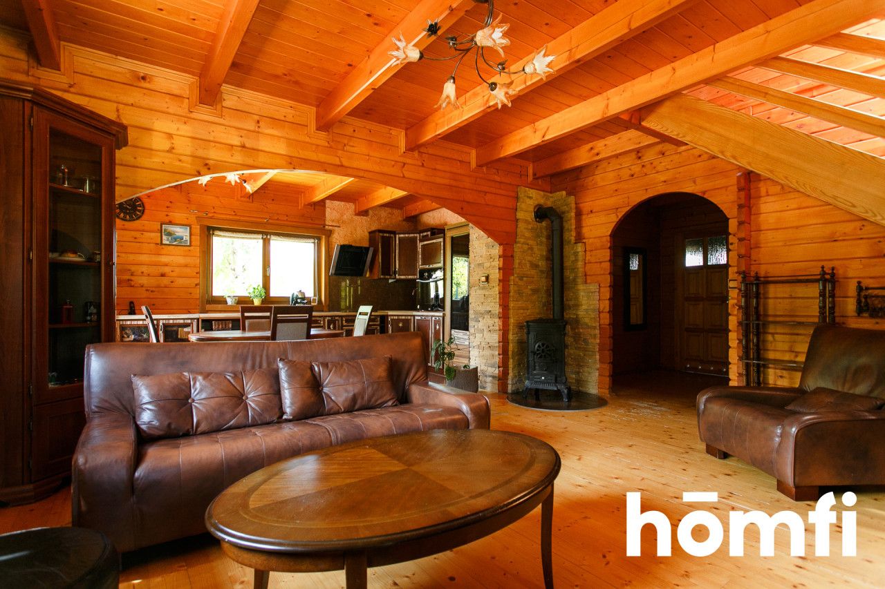 ATMOSPHERIC, WOODEN 5-ROOM HOUSE IN WOLA RADZISZOWSKA NEAR SKAWINY - House - Sale - Krakowski, Skawina / Wola Radziszowska