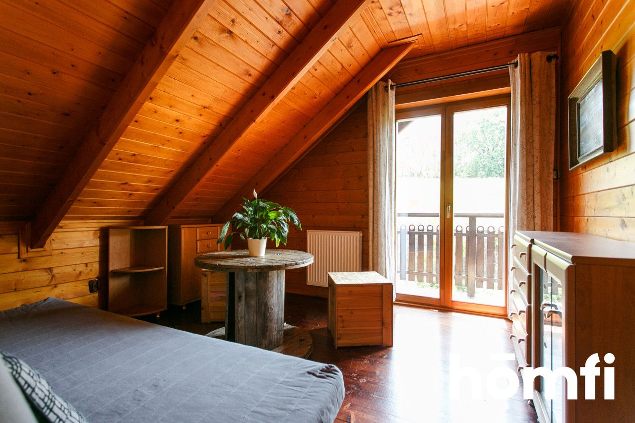 ATMOSPHERIC, WOODEN 5-ROOM HOUSE IN WOLA RADZISZOWSKA NEAR SKAWINY - House - Sale - Krakowski, Skawina / Wola Radziszowska