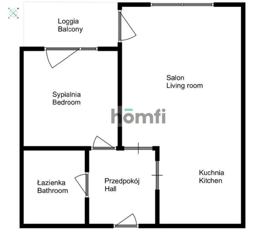 2-pokoje obok Sky Tower - Mieszkanie - Wynajem - Wrocław, Krzyki