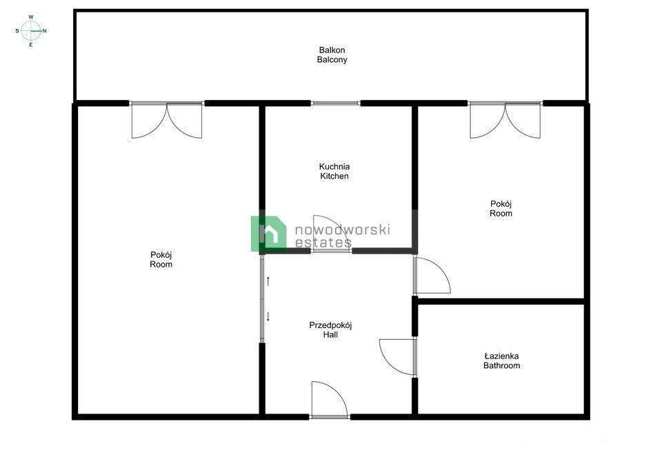 A fully equipped, scheduled 2-room apartment in Krzyki - Apartment - Rent - Wrocław, Krzyki / Gaj