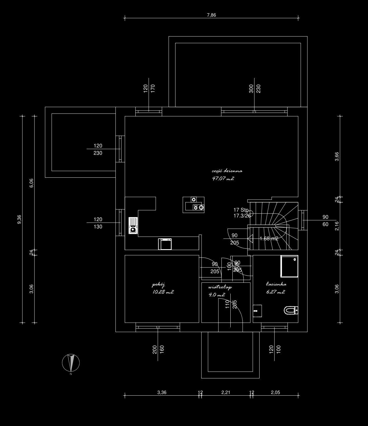 ERGONOMIC HOUSE IN RAW STATE - House - Sale - Lubelski, Niemce / Pryszczowa Góra