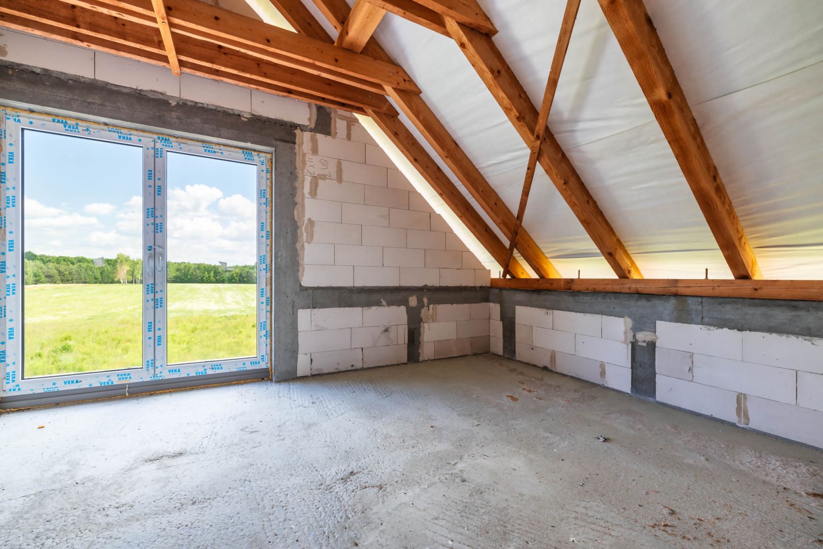 ERGONOMIC HOUSE IN RAW STATE - House - Sale - Lubelski, Niemce / Pryszczowa Góra