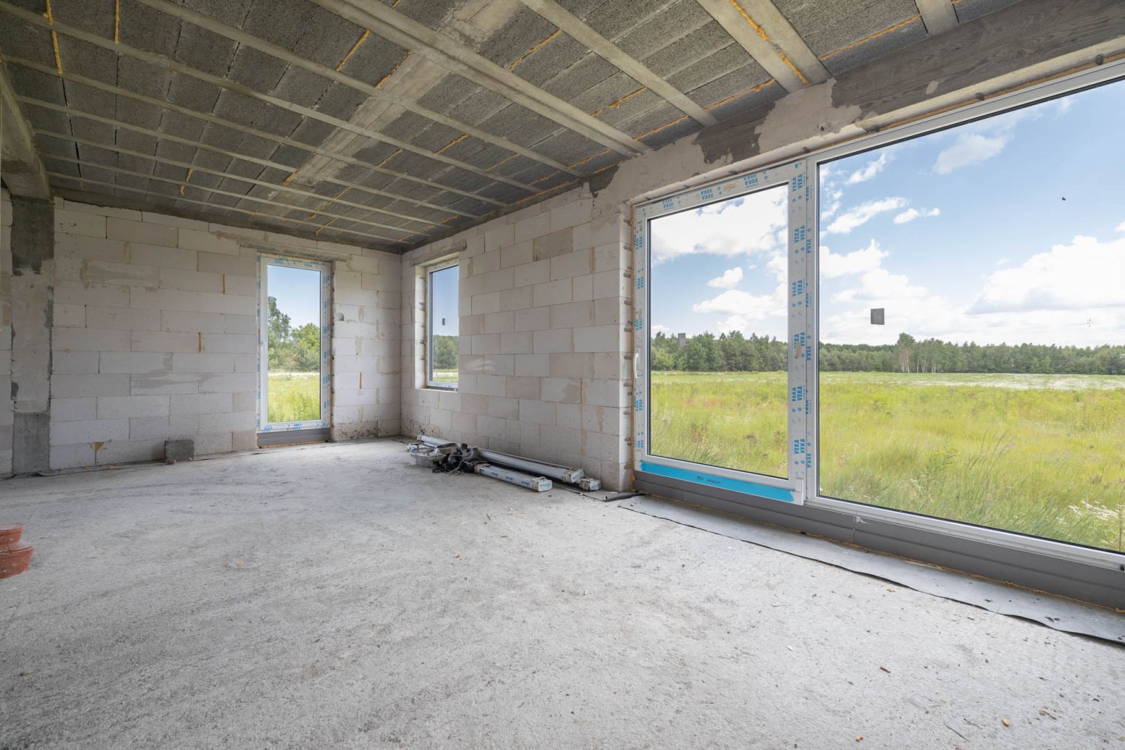 ERGONOMIC HOUSE IN RAW STATE - House - Sale - Lubelski, Niemce / Pryszczowa Góra