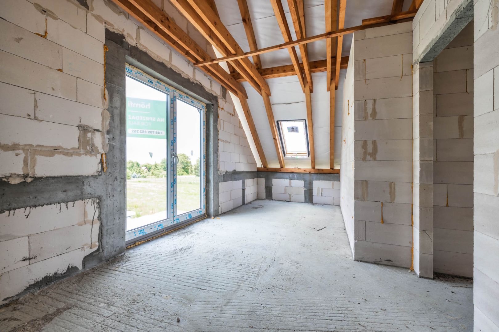 ERGONOMIC HOUSE IN RAW STATE - House - Sale - Lubelski, Niemce / Pryszczowa Góra