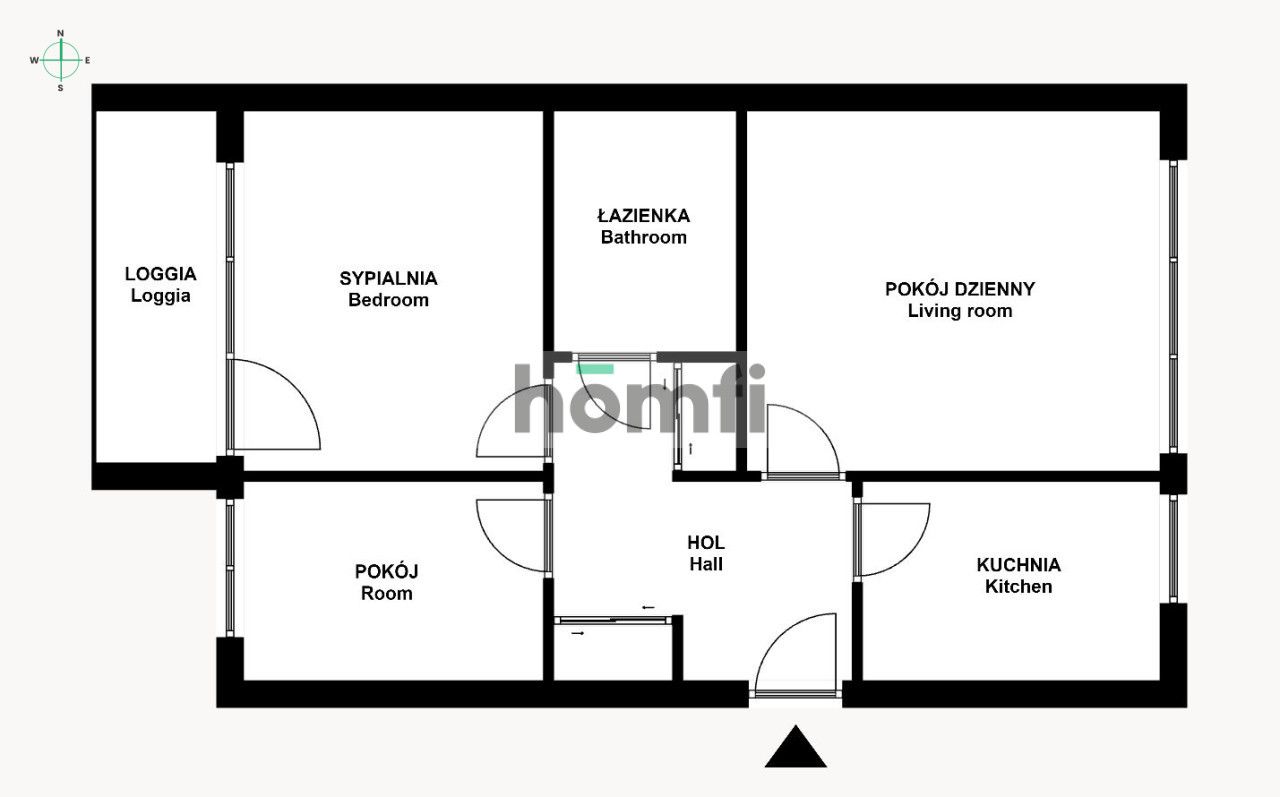 3-pokoje z oddzielną kuchnią, loggią i piwnicą - Mieszkanie - Sprzedaż - Kraków, Nowa Huta / Bieńczyce