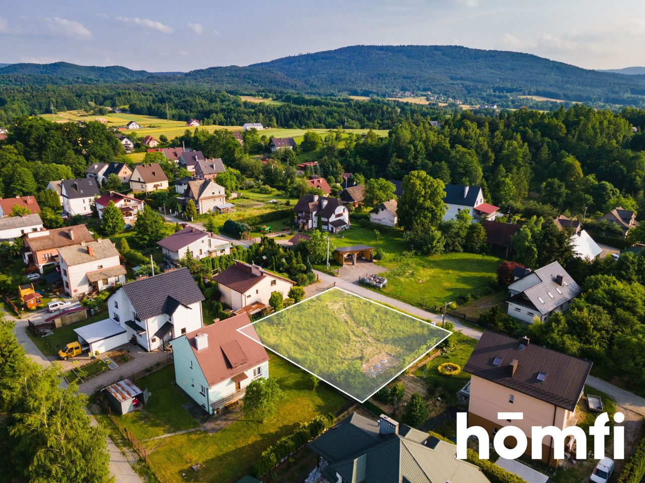 Działka budowlana z mediami - Działka - Sprzedaż - Myślenicki, Myślenice / Osieczany