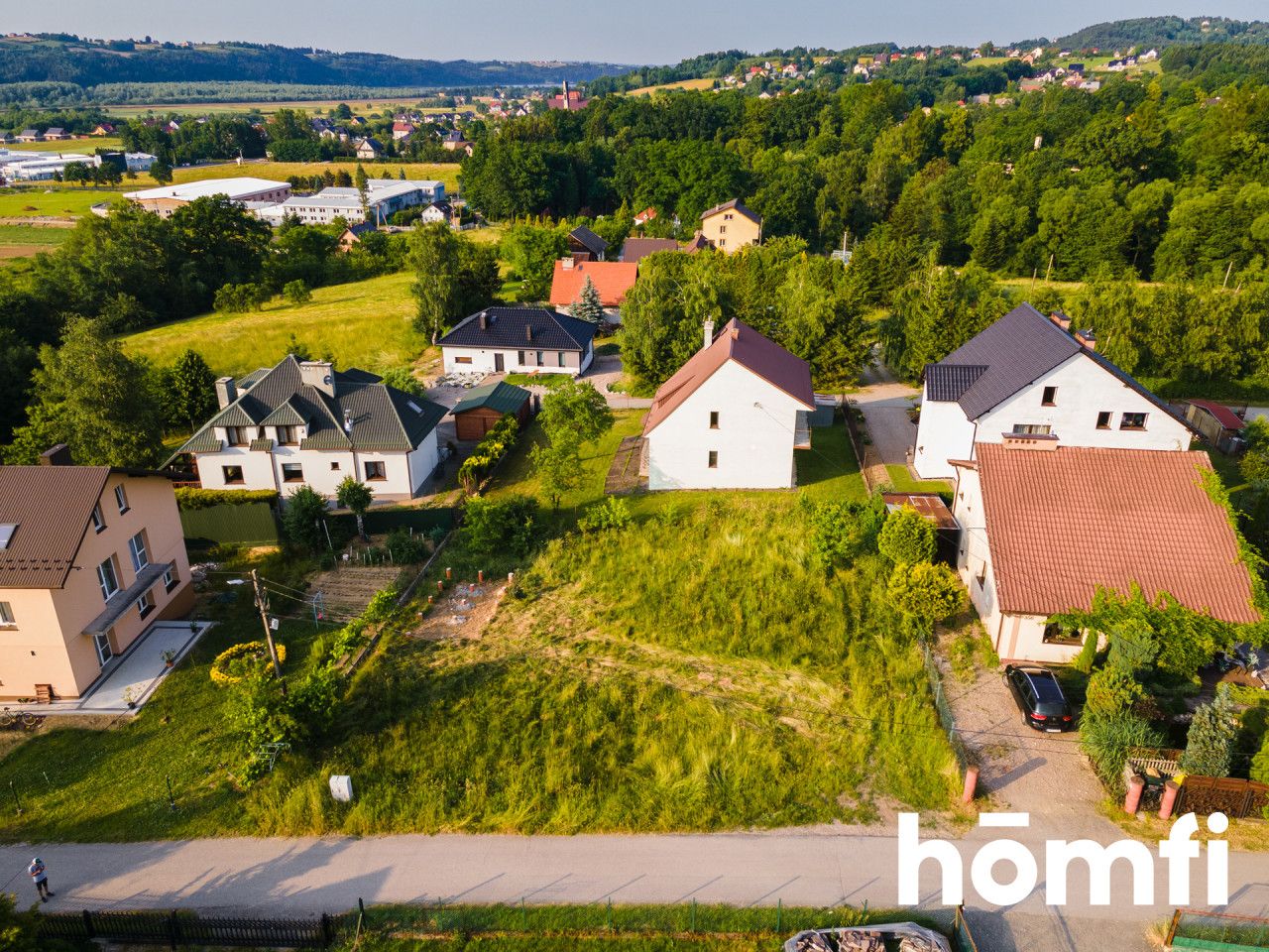 Działka budowlana z mediami - Działka - Sprzedaż - Myślenicki, Myślenice / Osieczany