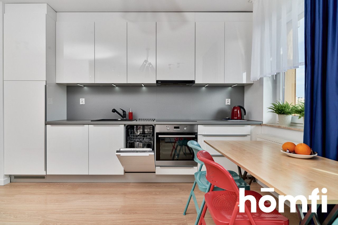 Spacious studio with balcony on Bulwar Dedala - Apartment - Rent - Wrocław, Fabryczna / Gądów Mały