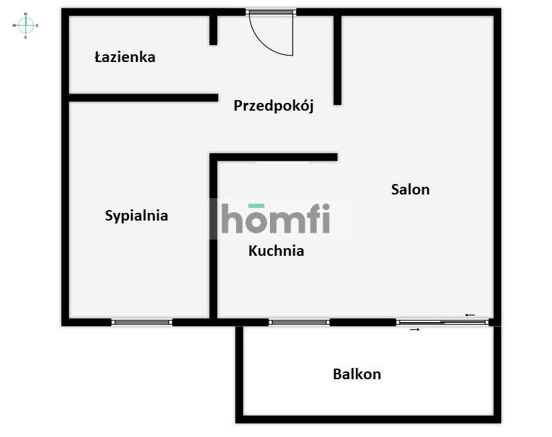 2-pok. mieszkanie z dużym balkonem i miejscem w hali garażowej - Wiszące Ogrody - Mieszkanie - Sprzedaż - Gdańsk, Jasień