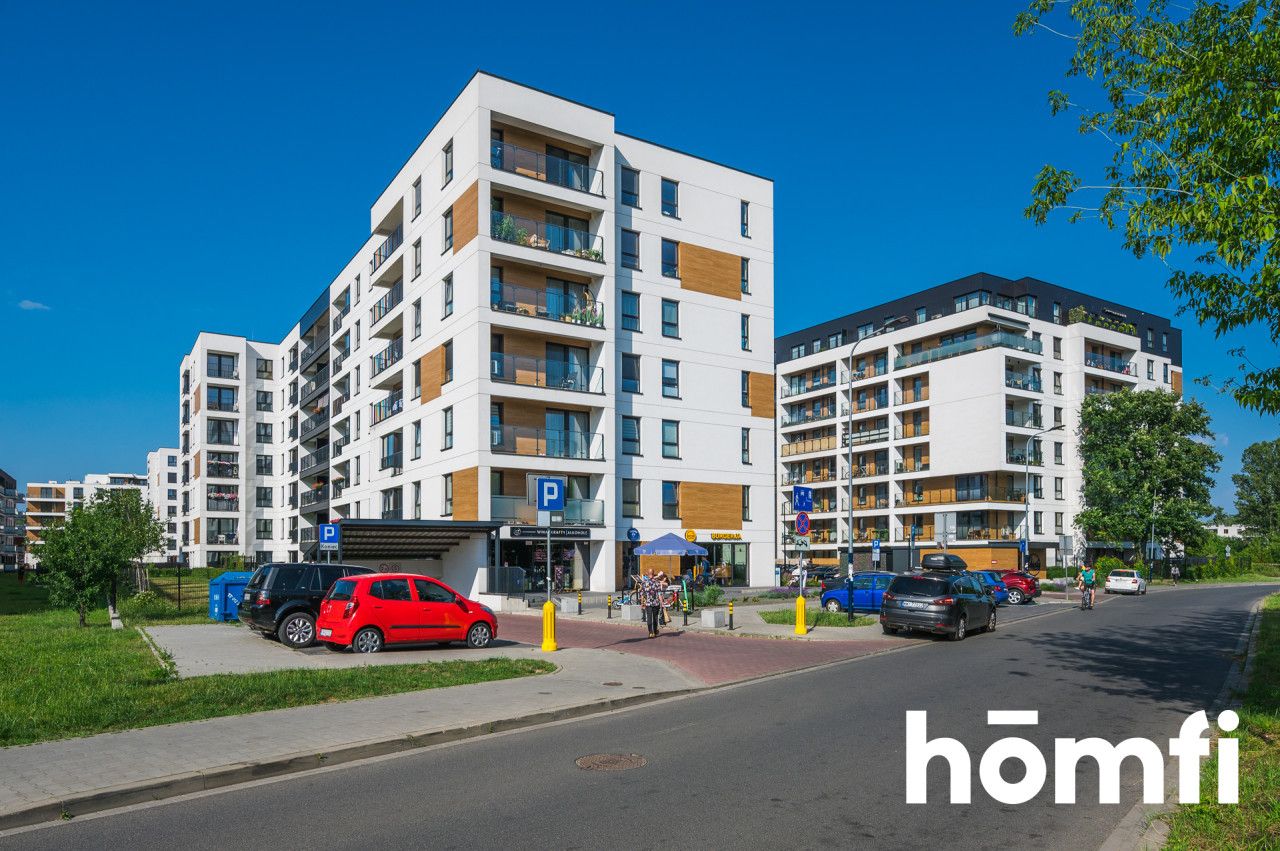 Nowe, trzypokojowe mieszkanie z dużym tarasem w inwestycji Dąbska Street - Mieszkanie - Wynajem - Kraków, Śródmieście