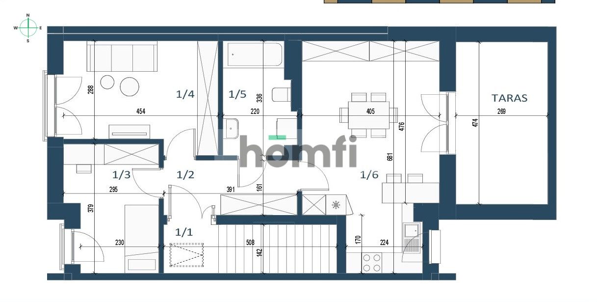 APARTMENT WITH A LARGE BALCONY AND A PARKING SPACE - Apartment - Sale - Rzeszowski, Krasne / Malawa