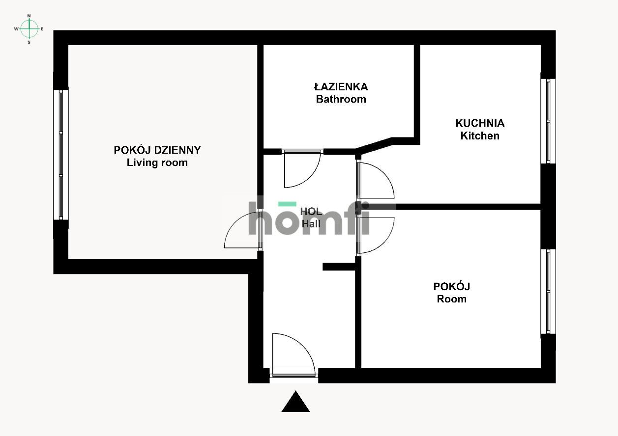 2-pokojowe mieszkanie na wynajem z oddzielną kuchnią - Mieszkanie - Wynajem - Kraków, Śródmieście / Olsza