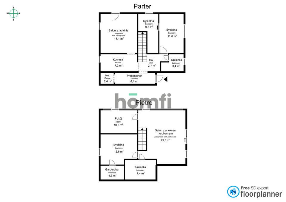 Detached house in the privacy of trees - Дім - Продаж - Lublin, Rury Bonifraterskie
