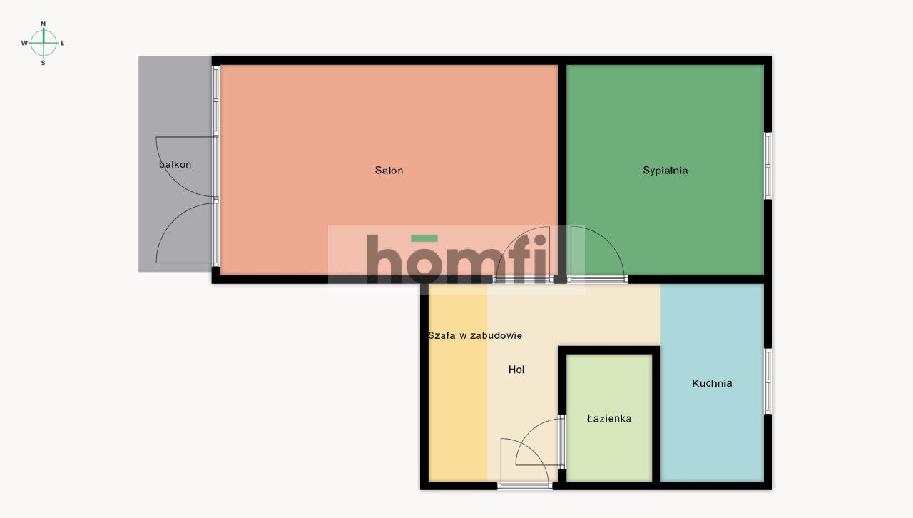 Mieszkanie na sprzedaż 44 m2 2 pok. na Dąbrowie w Łodzi - Apartment - Sale - Łódź, Górna / Dąbrowa