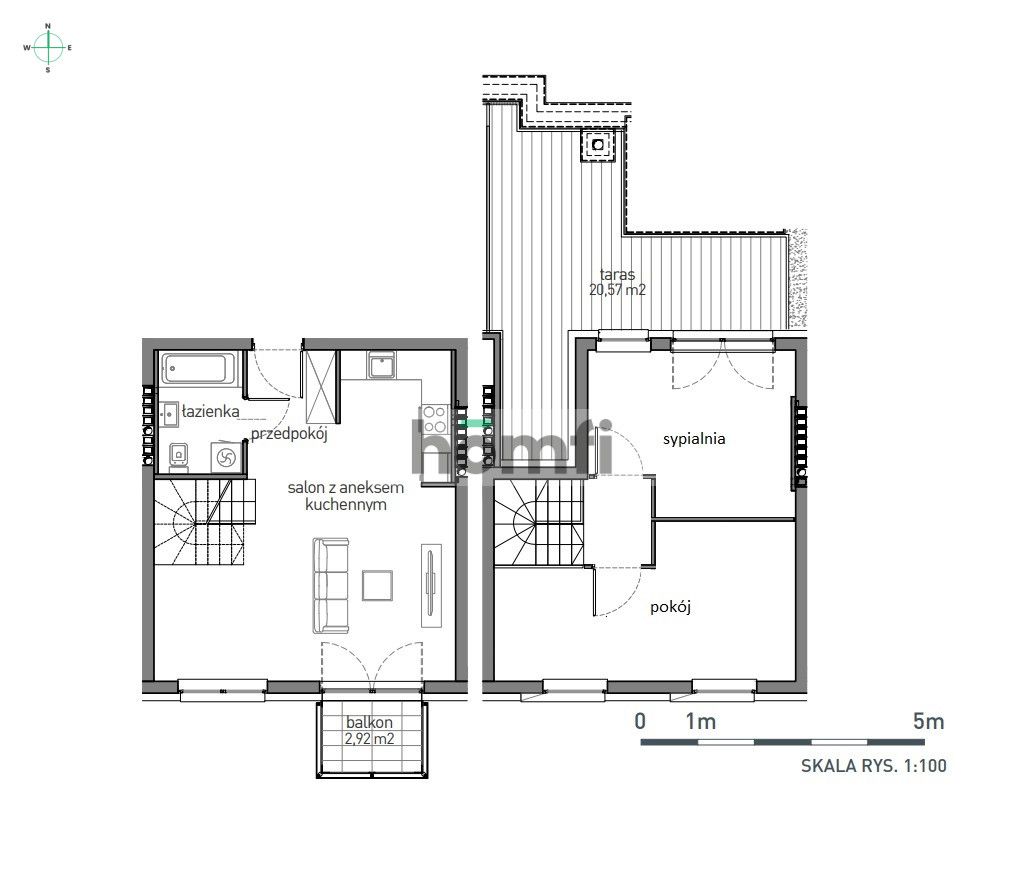 3-room apartment with a large terrace - ul. Giserska! - Apartment - Rent - Wrocław, Fabryczna / Grabiszyn-Grabiszynek