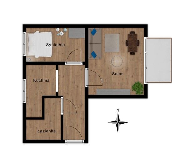 Piękne mieszkanie na sprzedaż na zielonym Sołaczu - Mieszkanie - Sprzedaż - Poznań, Jeżyce / Sołacz