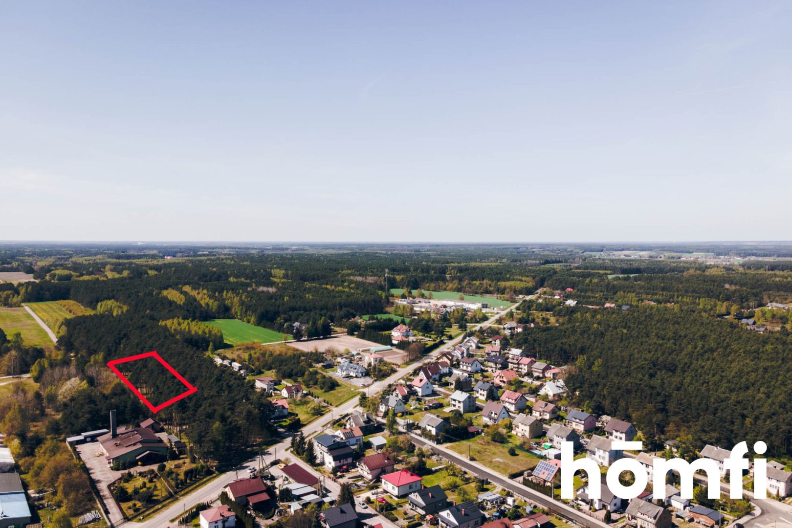 Green plot for a house 1h away from Warsaw - Plot - Sale - Płoński, Nowe Miasto