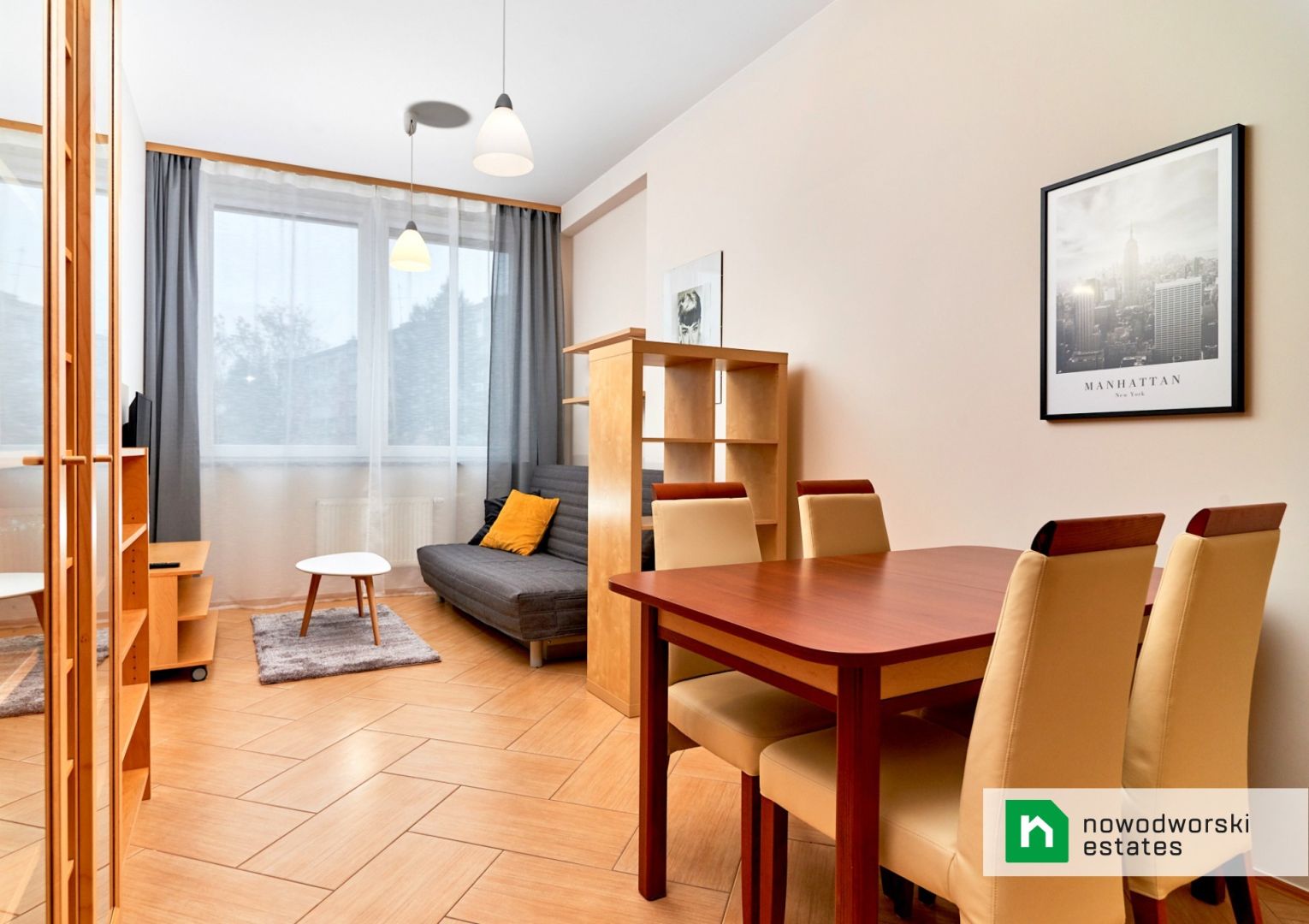 2 - rooms, 52 m2 / Powstańców Śląskich / Sky Tower - Apartment - Rent - Wrocław, Krzyki / Krzyki