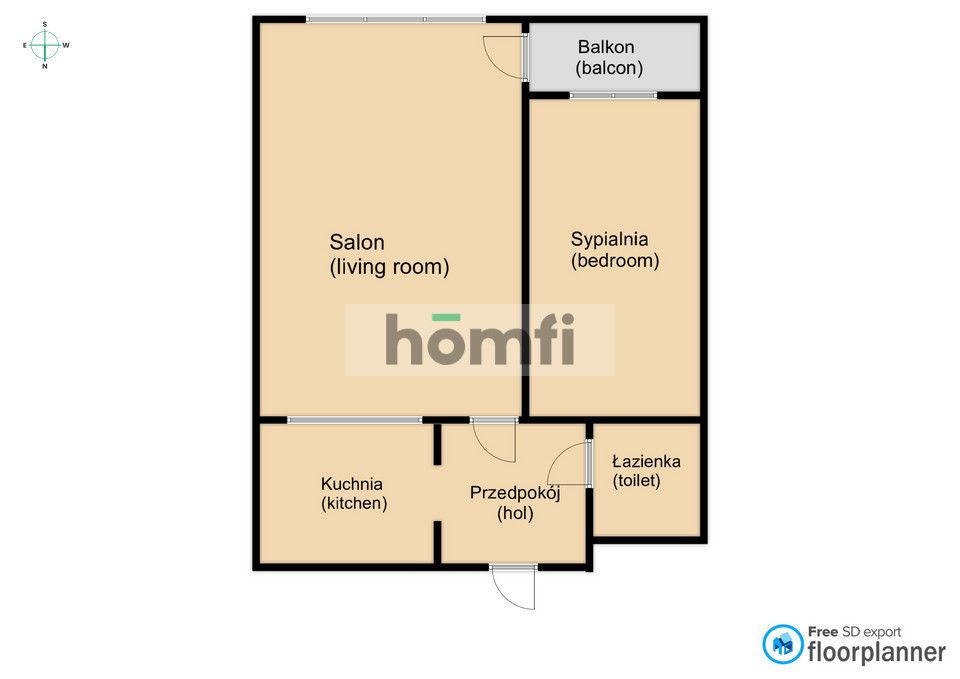 2-room apartment in the green district of Lublin - Apartment - Sale - Lublin, Tatary