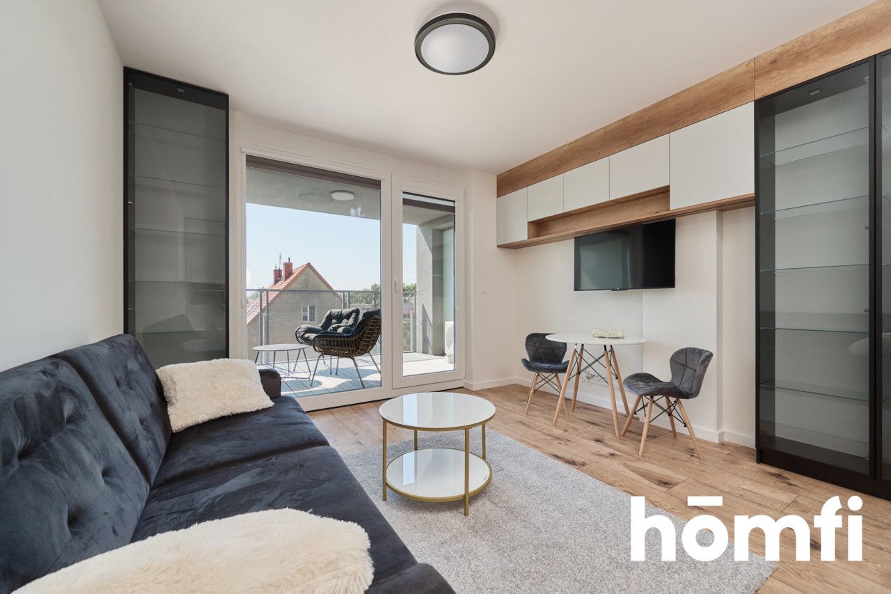 A studio with a big tarrace, air-conditioning - Otyńska - Apartment - Rent - Wrocław, Fabryczna