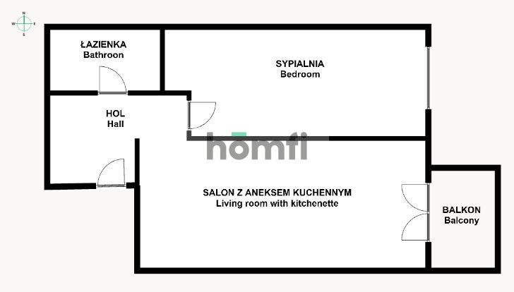 Wyposażone mieszkanie z balkonem i widokiem - Mieszkanie - Wynajem - Kraków, Krowodrza / Prądnik Biały
