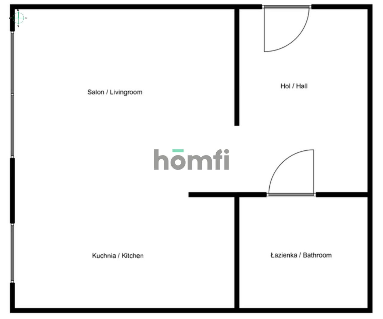 Wykończona kawalerka na sprzedaż Poznań/Jasielska - Mieszkanie - Sprzedaż - Poznań, Jeżyce / Podolany