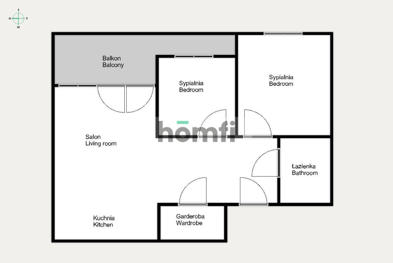 3 room apt. in city centre, Litomska street - Квартира - Оренда - Wrocław, Stare Miasto
