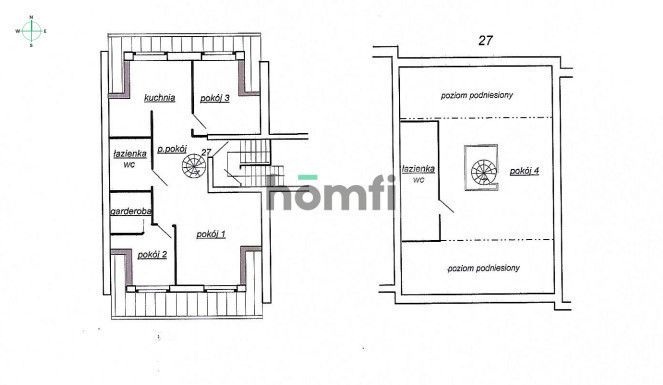 Dwupoziomowe mieszkanie na Mokotowie - Mieszkanie - Sprzedaż - Warszawa, Mokotów / Siekierki