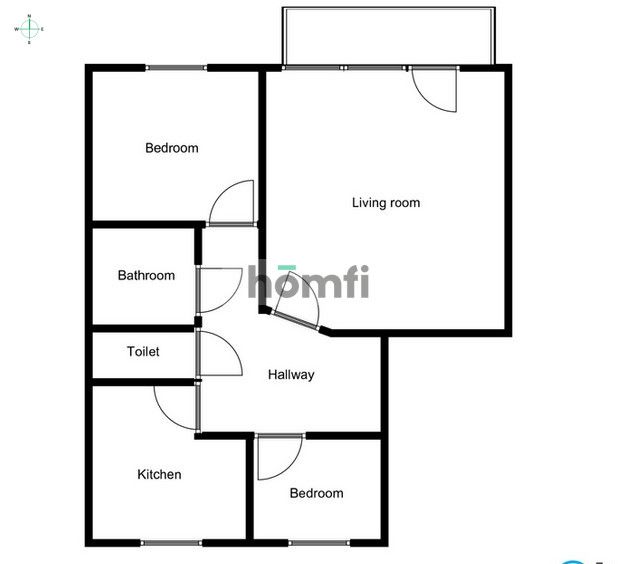A three-room apartment with a balcony and a separate kitchen and toilet in Prądnik Czerwony - Apartment - Sale - Kraków, Śródmieście / Prądnik Czerwony