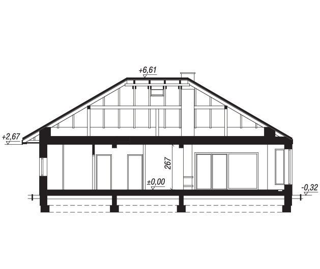 One-story house with large windows | 15 minutes from Krakow | 10 ares - House - Sale - Krakowski, Słomniki / Polanowice