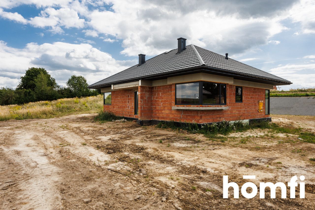 One-story house with large windows | 15 minutes from Krakow | 10 ares - House - Sale - Krakowski, Słomniki / Polanowice