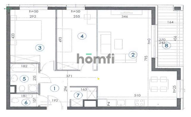 3-room apartment with a large balcony in Wilanów - Apartment - Rent - Warszawa, Wilanów