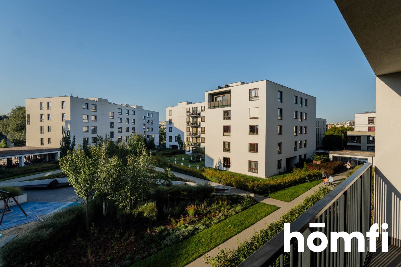 3-room apartment with a large balcony in Wilanów - Apartment - Rent - Warszawa, Wilanów