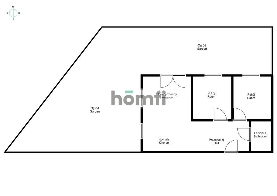 3-pokojowe mieszkanie DUŻYM OGRÓDKIEM - Awicenny - Mieszkanie - Wynajem - Wrocław, Fabryczna / Oporów