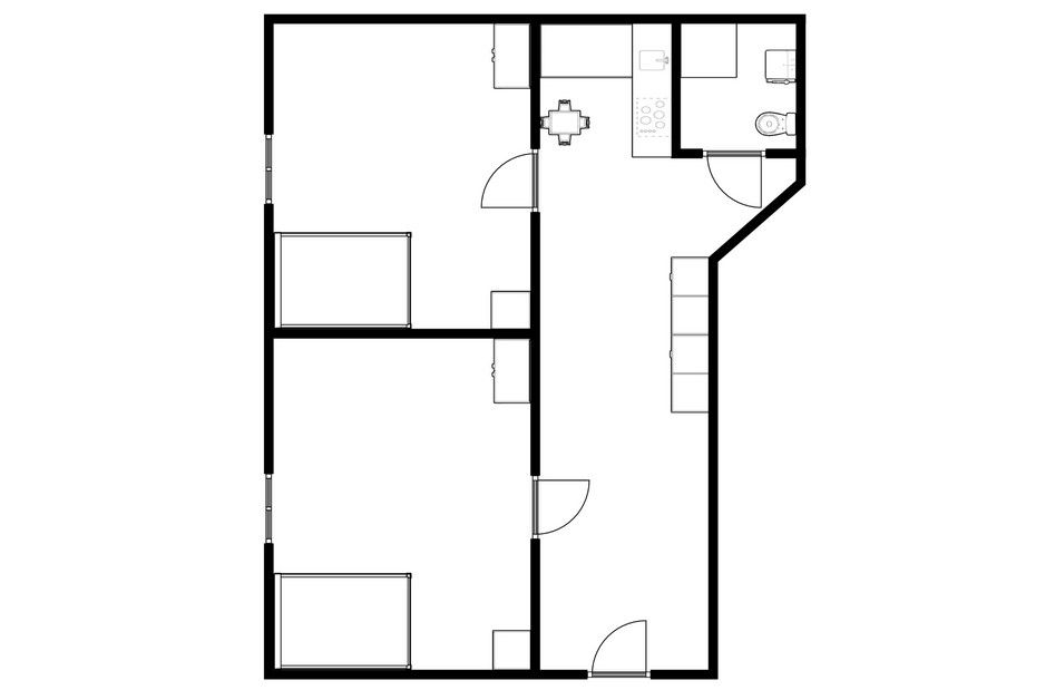 Two independent rooms in a great location!! - Apartment - Rent - Poznań, Wilda