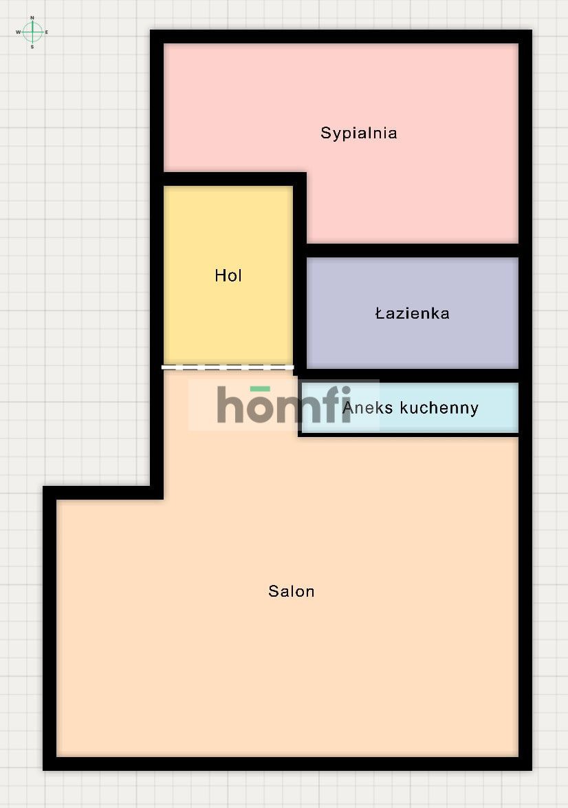 SUNNY TWO-ROOM APARTMENT ON ROZBRAT - Apartment - Rent - Warszawa, Śródmieście