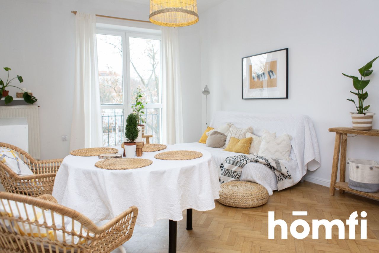 SUNNY TWO-ROOM APARTMENT ON ROZBRAT - Apartment - Rent - Warszawa, Śródmieście