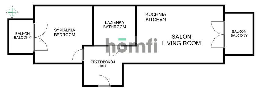 Na sprzedaż 2 pok 36,61 m2 Prandoty Centrum O3 Business Campus i korporacje - Mieszkanie - Sprzedaż - Kraków, Śródmieście / Stare Miasto
