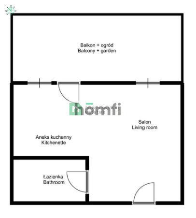 Mieszkanie z ogrodem/ Brzoskwiniowa - Apartment - Rent - Wrocław, Krzyki
