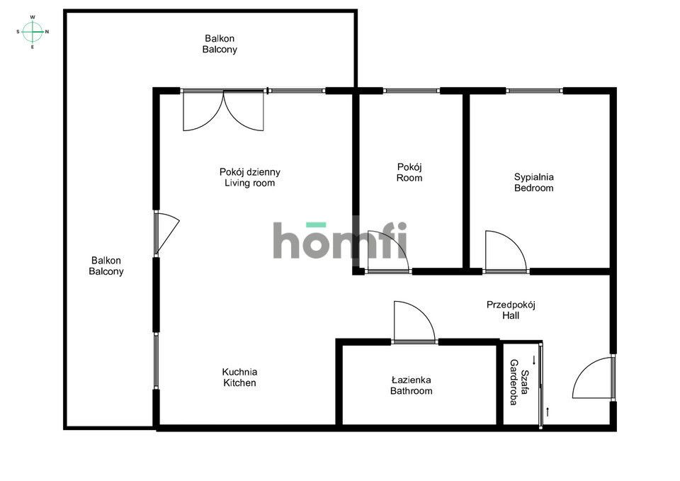 3-room apartment next to Odra River - Browary Wrocławskie - Apartment - Rent - Wrocław, Śródmieście