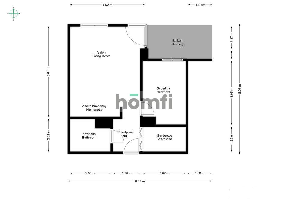 Mieszkanie w wysokim standardzie blisko morza - Mieszkanie - Wynajem - Gdańsk, Letnica