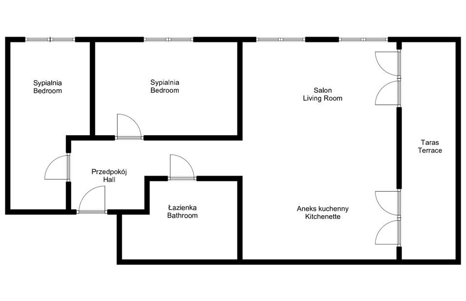 3 rooms | Bronowice district Stawowa Residence | terrace - Apartment - Rent - Kraków, Krowodrza / Bronowice