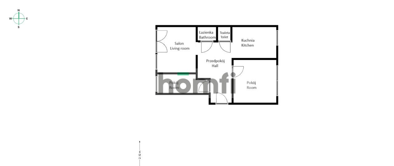 Spacious 3-rooms apartment Studzienna street 599 999 PLN - Apartment - Sale - Wrocław, Krzyki